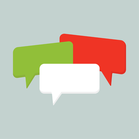 Color cloud thoughtのイラスト素材