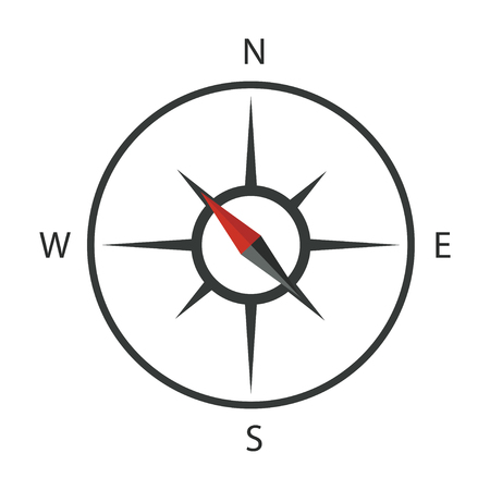 Compass icon Logo Template vector illustration designのイラスト素材