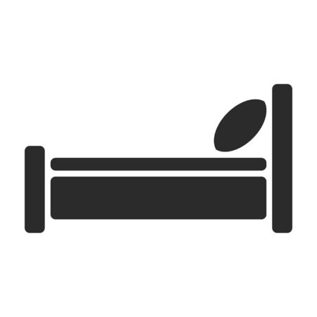 Bed icon vector illustration design isolated furnitureのイラスト素材