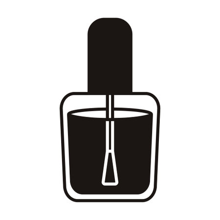Nail polish icon. Make up vector illustration designのイラスト素材