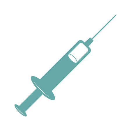 Syringe icon medic pharmaceutical vector illustration design isolated conceptのイラスト素材