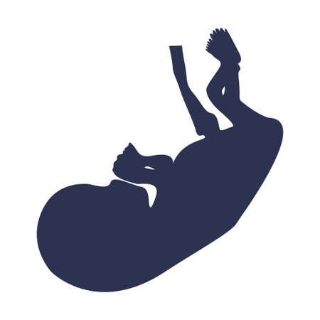Embryo vector icon vector illustration design isolatedのイラスト素材