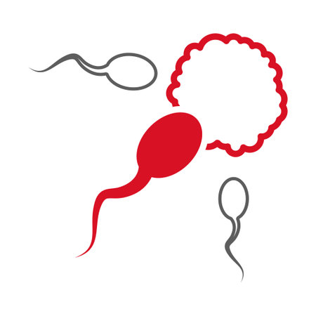 Fertilization vector icon illustration design isolated conceptのイラスト素材