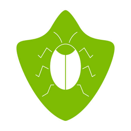Bug protection icon vector illustration design isolatedのイラスト素材