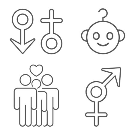 Friendship and love concept icons set vector illustration designのイラスト素材
