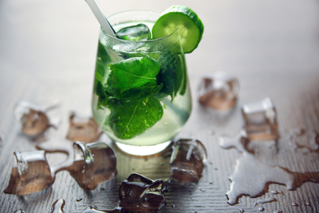 cucumber cocktailの写真素材