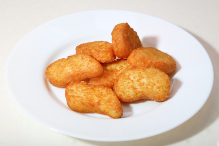fried potatoesの写真素材