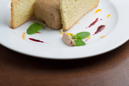 pate with toastの写真素材