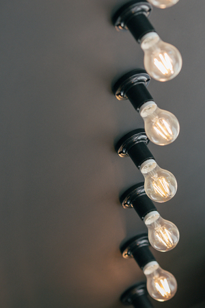 Luxury beautiful retro edison light