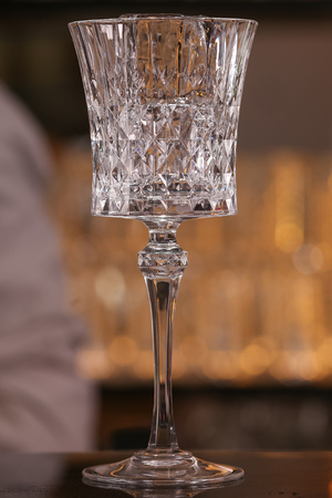 Margarita alcohol cocktail with lime ice barmenの写真素材