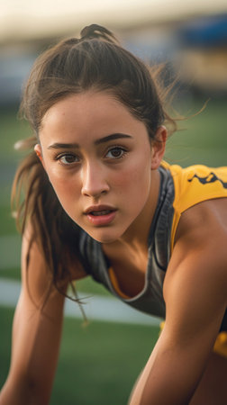 A teenager visits a natural history museum during school lessonsの素材