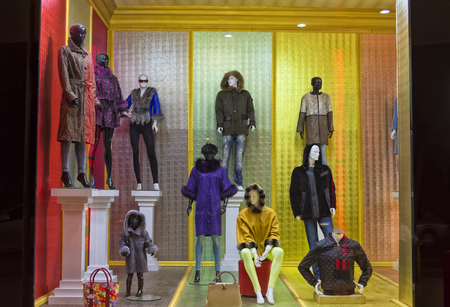 KEMER, TURKEY - OCT 1, 2017: Clothing store in downtown of Kemer townのeditorial素材