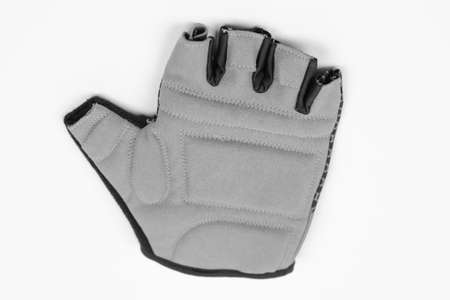 Sports glove without fingers on a white background. Cycling gloveの写真素材
