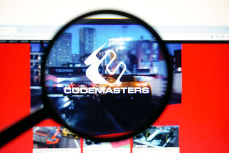 Los Angeles, California, USA - May 31 2020 : Official website of Codemaster . Homepage of firm