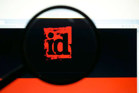 Los Angeles, California, USA - May 31 2020 : Official website of id . Homepage of firmのeditorial素材
