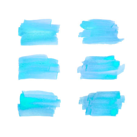 Brush strokes collection.のイラスト素材