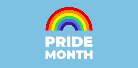 Colorful rainbow. Pride month. LGBT Pride banner Vectorのイラスト素材