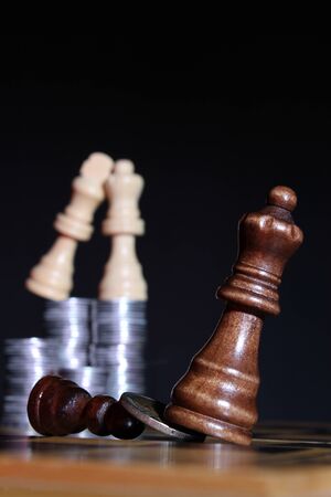 Chess and Coinsの写真素材