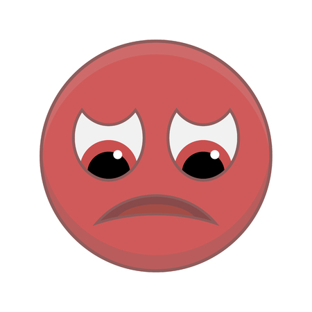 angry smileyのイラスト素材