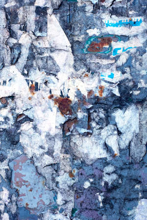 Old posters. Torn posters. Ripped paper