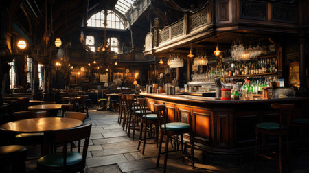 English traditional Pub in central London, United Kingdomの素材