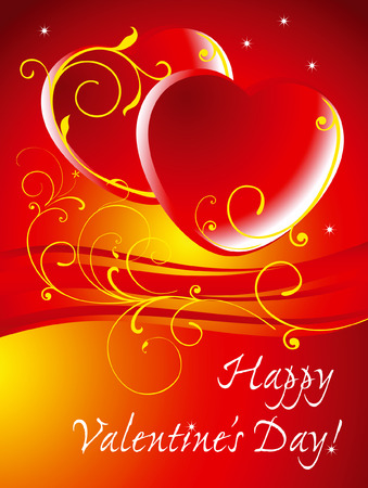 Card background for Valentine's day.のイラスト素材