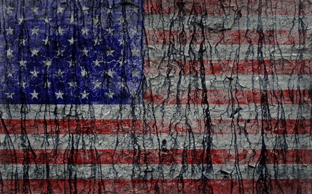 Crumpled white paper closeup background.の写真素材