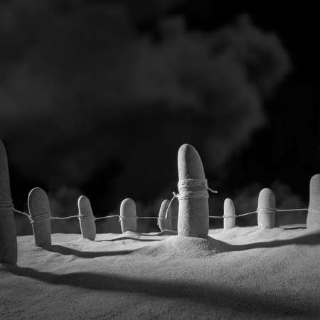 The long-awaited Freedom. Searching Philosopher Stone. Series of photo etudes. Artistic photography.