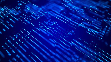 Abstract digital background. Big data code matrix. 3dの写真素材