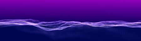 Abstract futuristic wave.