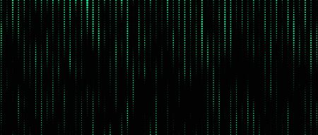 Corrupted code. Vector halftone texture. Cybernetic futuristic background. Big data visualization.のイラスト素材