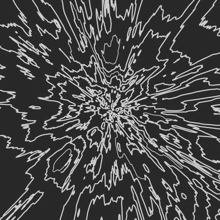 Topographic map. Black lines on white background. Contour abstract background. Vector illustration.のイラスト素材