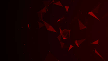 Abstract digital background. Cosmic particles. The effect of plexus. Big data visualization. 3d