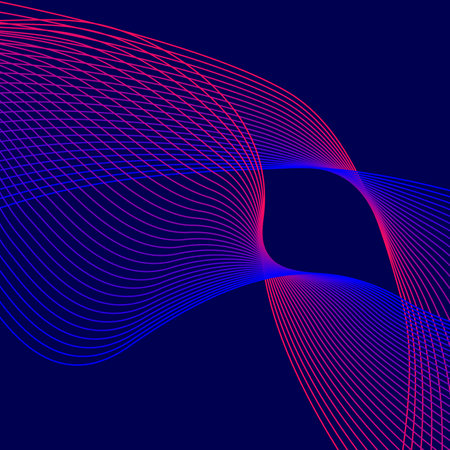 Futuristic colorful background. Gradient geometric banner with pink, blue, purple. Equalizer for...