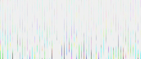Corrupted code. Vector halftone texture. Cybernetic futuristic background. Big data visualization.のイラスト素材