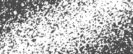 Vector background. Falling pixels Abstract mosaicのイラスト素材