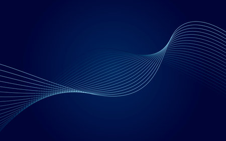 Futuristic background. Gradient geometric banner with blue. Equalizer for music. vector.のイラスト素材
