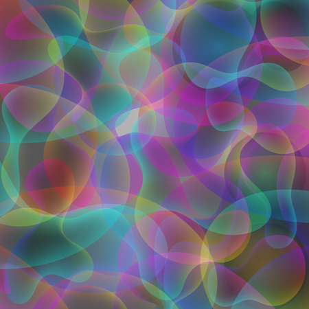 Abstract rainbow colorful wavy mystic background. Vector.のイラスト素材