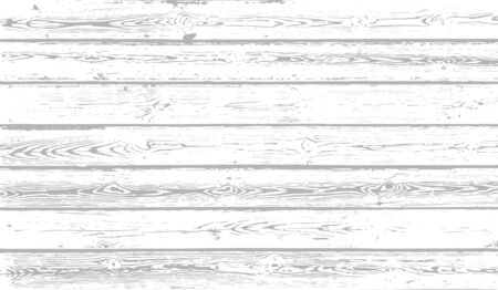 White wood texture background. Weathered wooden planks. Vectorのイラスト素材