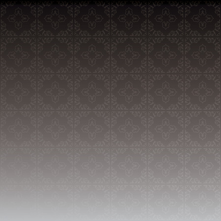 gray vector background with beautiful ornament and gradientのイラスト素材