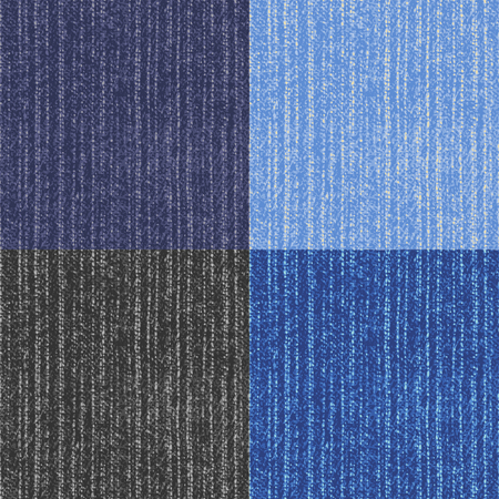 Four different versions of the jeans texture. denim backgroundのイラスト素材