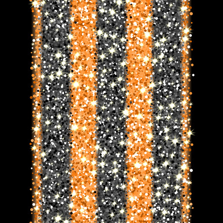 Seamless border. 9 may Victory Day background. St George sparkling ribbon repeatable pattern. Vector illustration. Russian holiday illustration.のイラスト素材