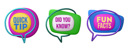 3d badges templateのイラスト素材