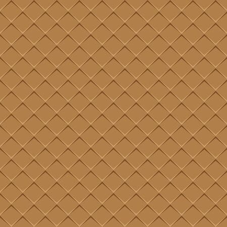 Abstract background, square brown tiles rhombuses. Seamless pattern, vector illustrationのイラスト素材