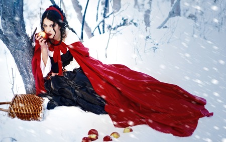 fabulous photos. a fantastic pair of lovers in the forestの写真素材