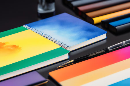 Large Wooden Ship Illustration In Atmospheric Environmentの素材