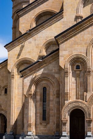 St. Trinity or Sameba orthodox cathedral in Tbilisi, Georgia