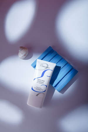 Izmail, Ukraine. May 2022. Embryolisse Les Hydratans Hydra-Mat Emulsion Freshness care for normal and combination skin tubeのeditorial素材