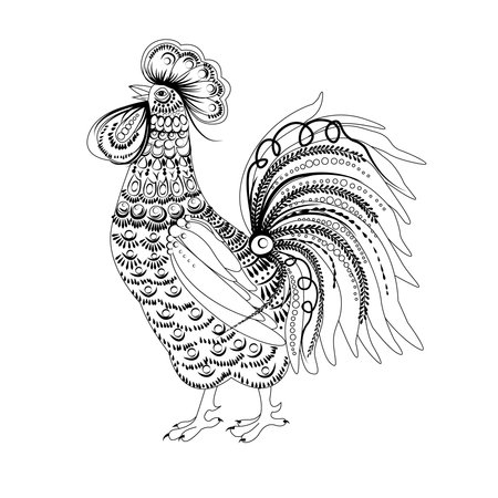 Cock vector illustrationのイラスト素材