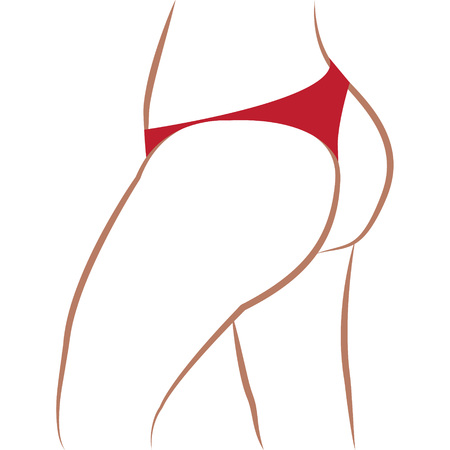 Get  slim but vector illustrationのイラスト素材